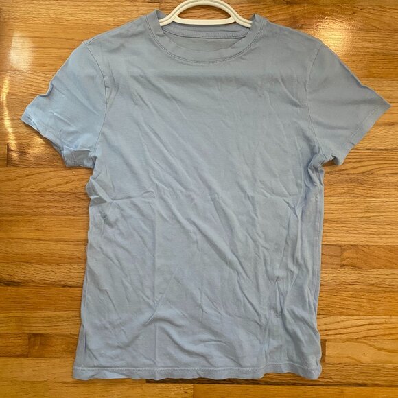 A NEW DAY Pale Blue Crew Neck Short Sleeve T Shirt Size XS - Picture 6 of 6